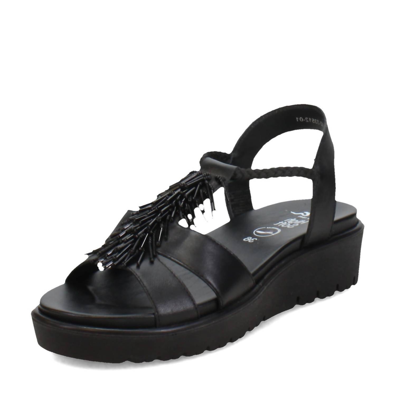 New Ara Women's Bristol Sandal In Black